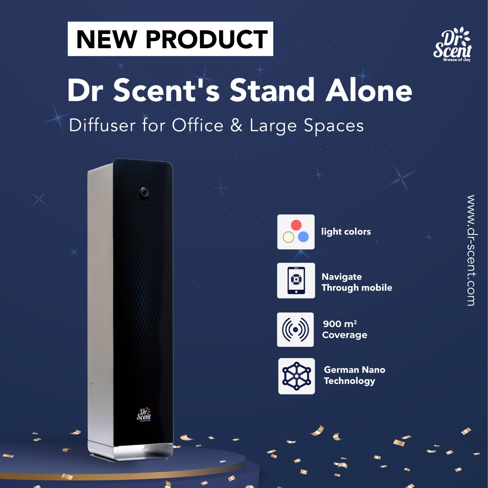 Fantom Diffuser PHANTOM- STAND ALONE SCENT DIFFUSER 2024 — Dr Scent