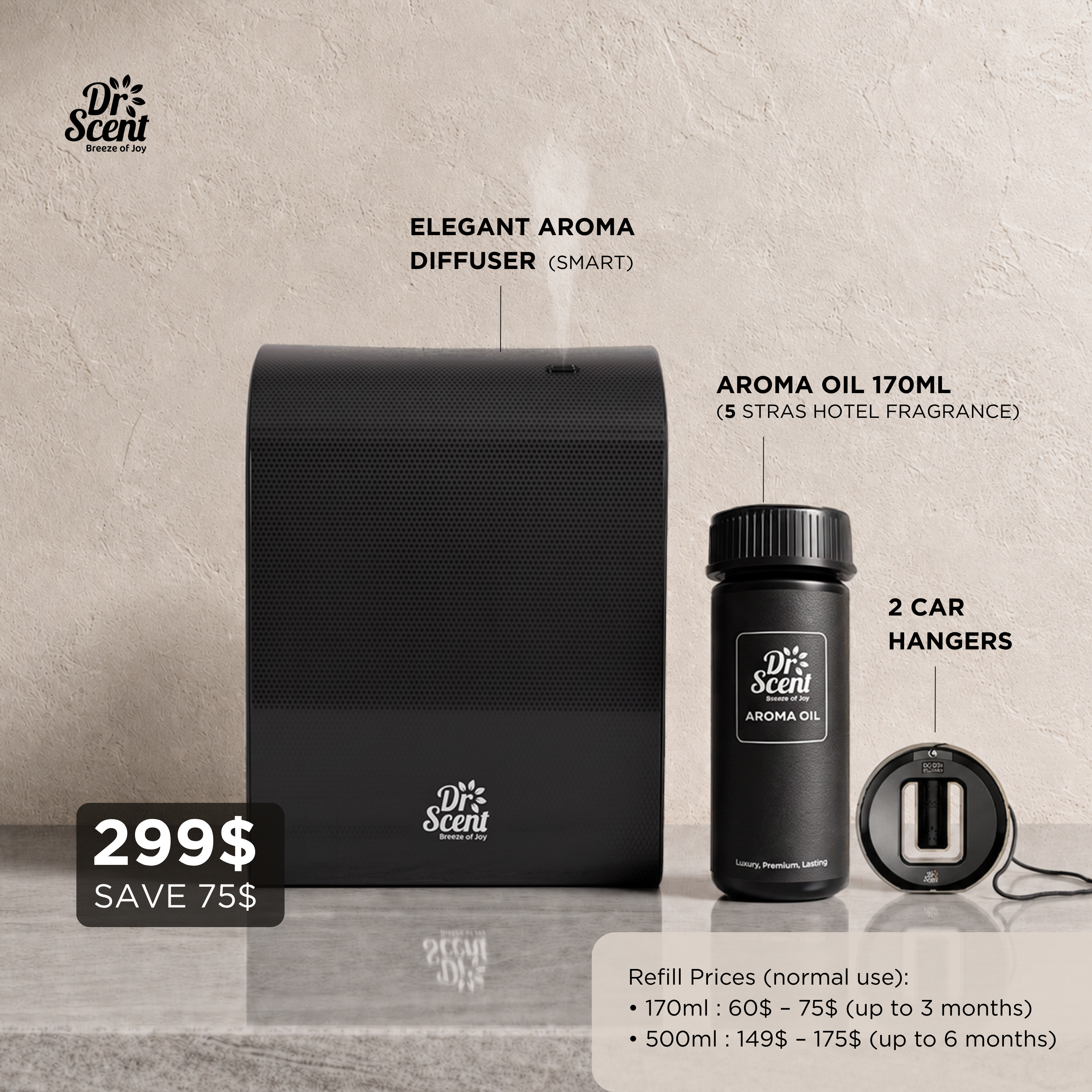 Elegant Aroma Bundle ( medium spaces )