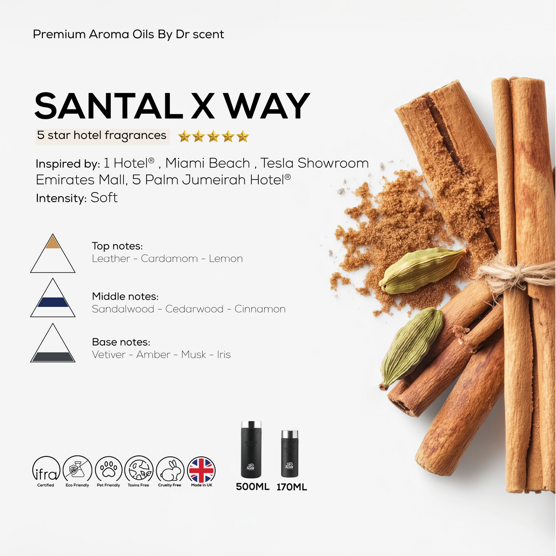 SANTAL X WAY -  PRIMUM AROMA OIL - 1 HOTEL® , FIVE Palm Jumeirah Dubai®