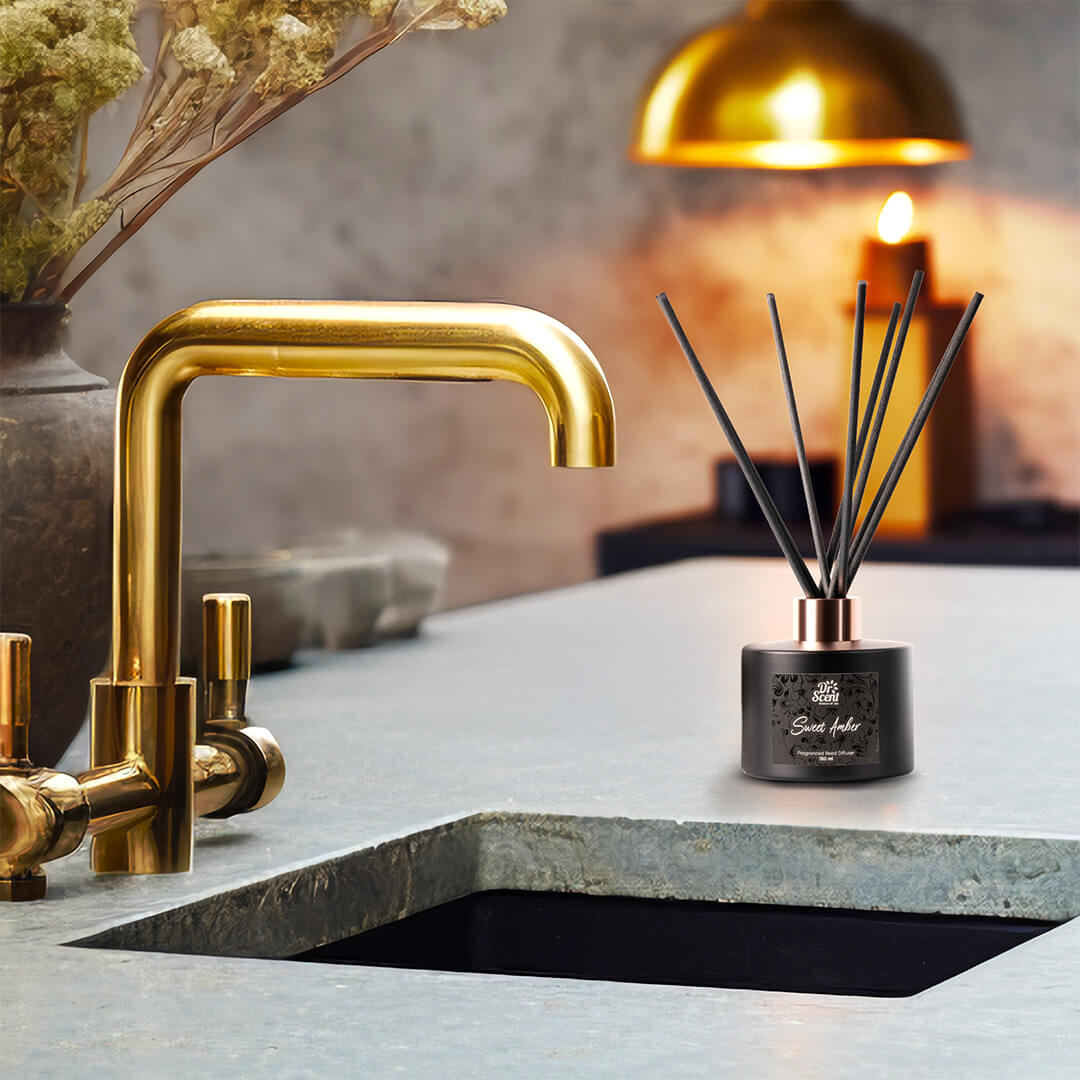 SWEET GOLD AMBER -REED DIFFUSER